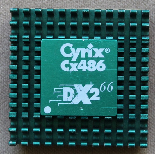 Cyrix Cx486 DX2-66 [w/heatsink]