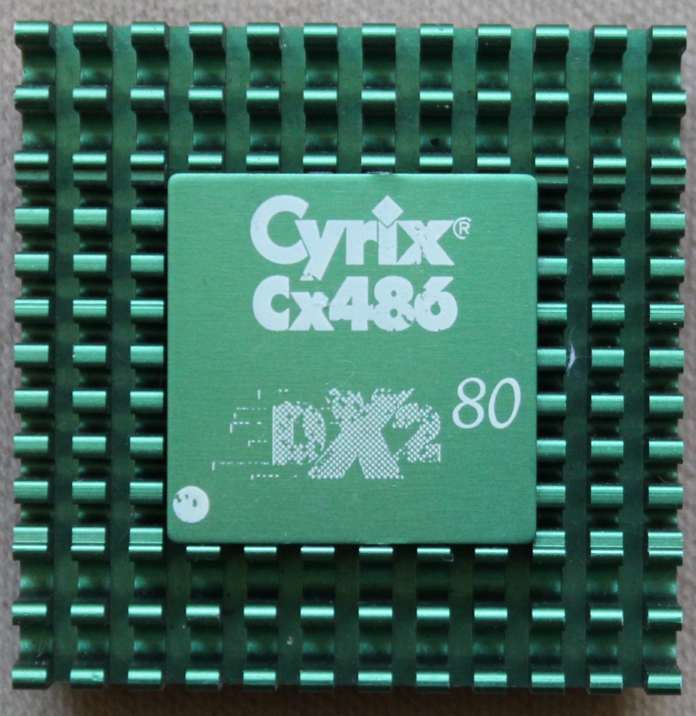 Cyrix Cx486 DX2-80 [w/heatsink]