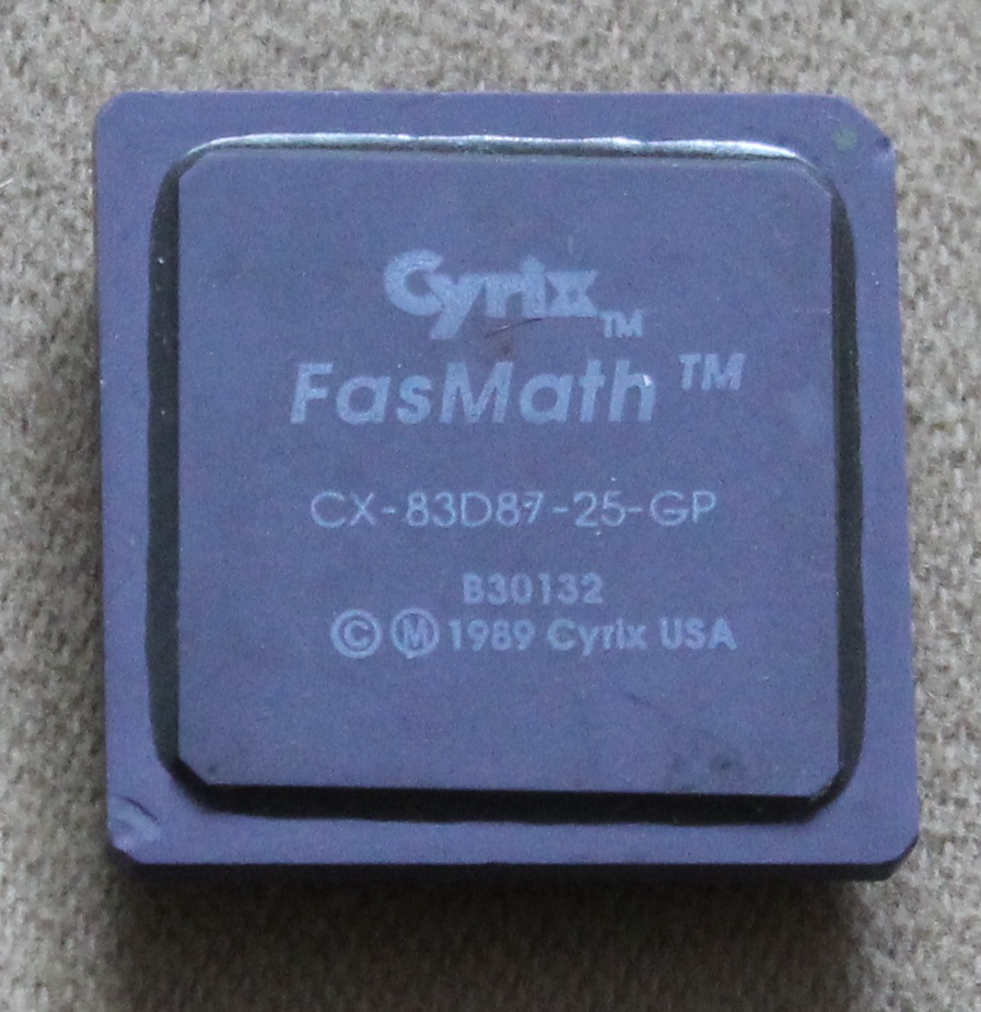Cyrix FasMath CX-83D87-25-GP