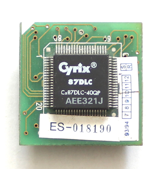 Cyrix 87DLC [Cx87DLC-40QP] [BIG]