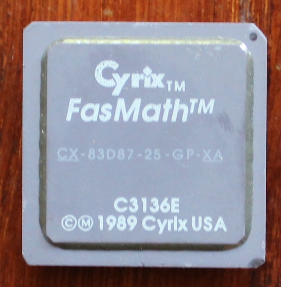 Cyrix FasMath CX-83D87-25-GP-XA