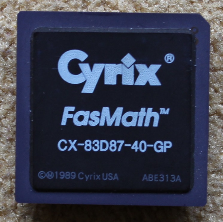 Cyrix FasMath CX-83D87-40-GP