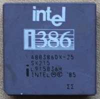 i80386 DX-25 SX215