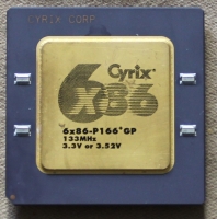 Cyrix 6x86-P166*GP [3.3V or 3.5V]