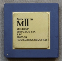 Cyrix MII-300GP small logo