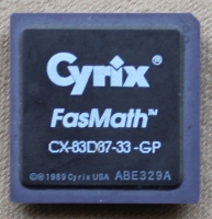 Cyrix FasMath CX-83D87-33-GP [black cover]